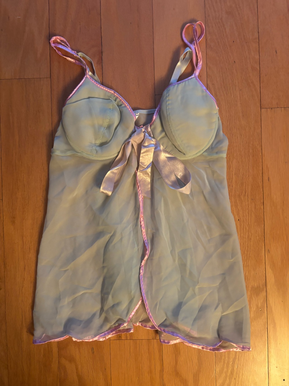 mint green teddy top